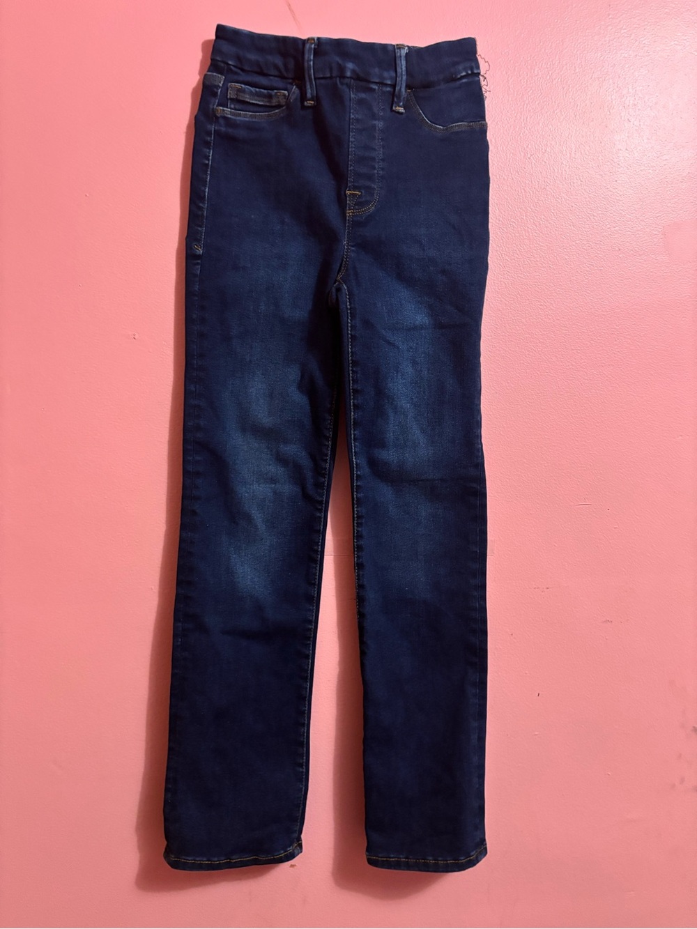 Good American Dark Indigo Skinny Jeans